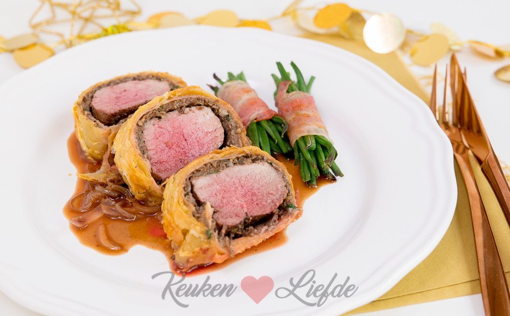 Hert wellington met wildsaus