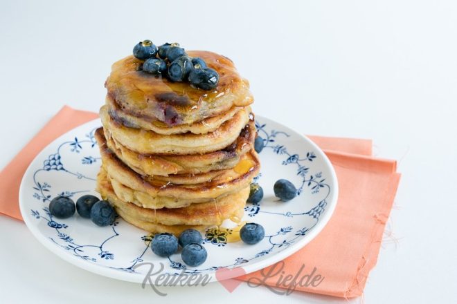 Blueberry pancakes