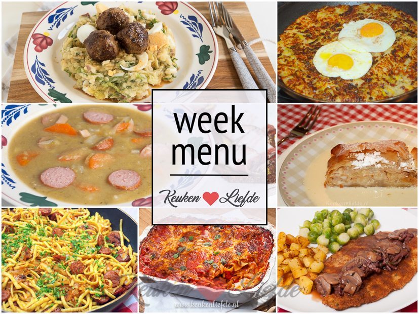 Weekmenu #4 - Winterkou Weekmenu #4 - Winterkou
