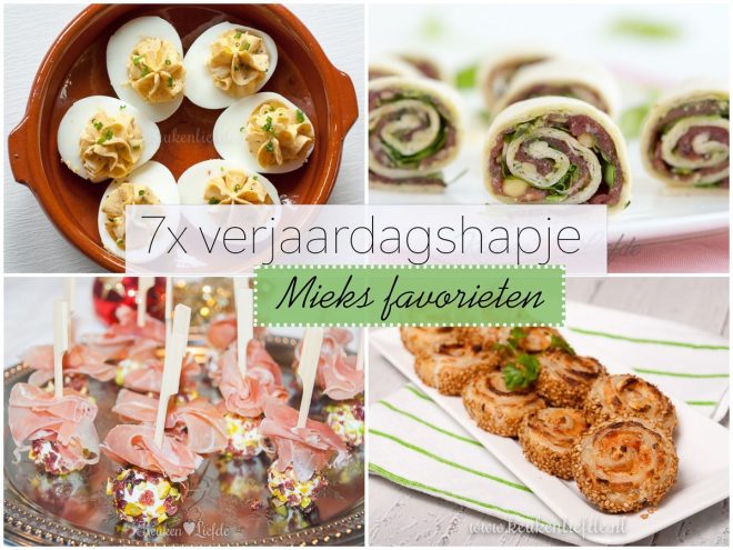 7x verjaardagshapje – Mieks favorieten!