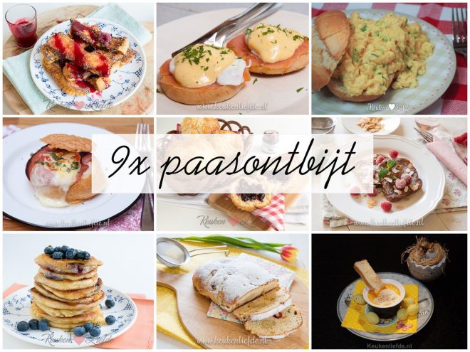 9x feestelijk paasontbijt
