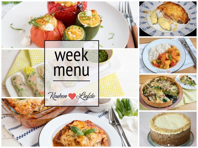 Weekmenu #6 – boordevol groente