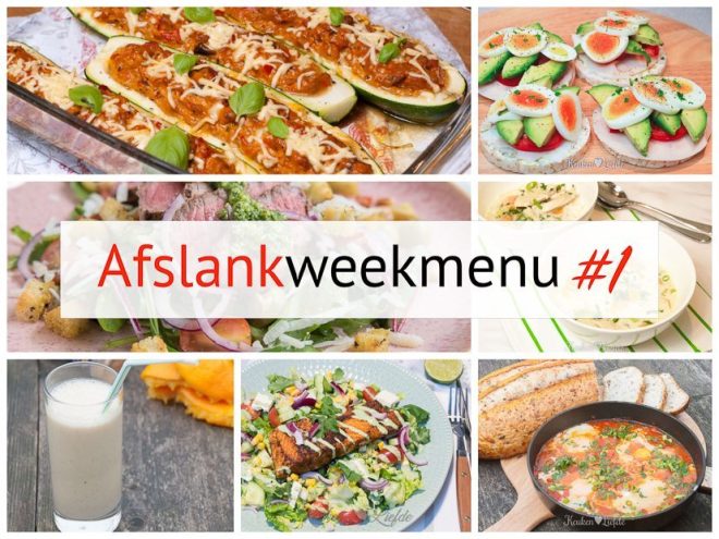 Afslankweekmenu #1