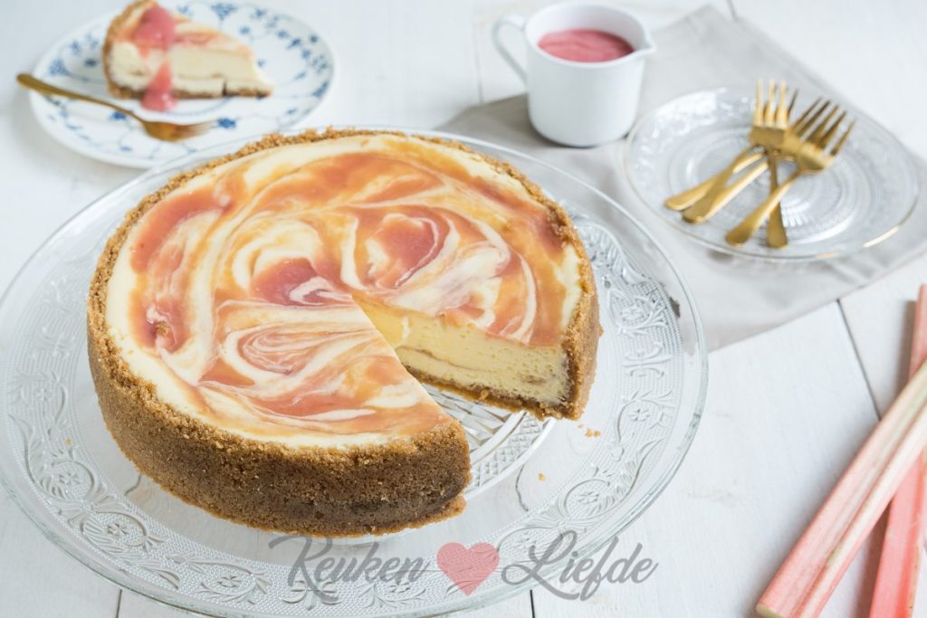 Rabarber cheesecake