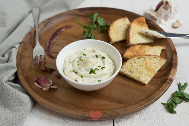 Ansjovis-knoflookmayonaise