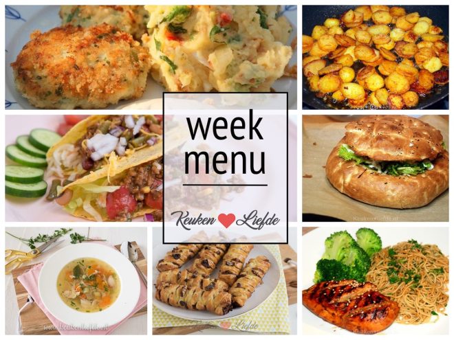 Weekmenu #17 – in  30 minuten op tafel
