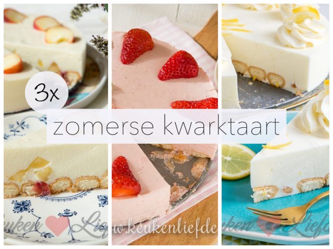 3x zomerse kwarktaart