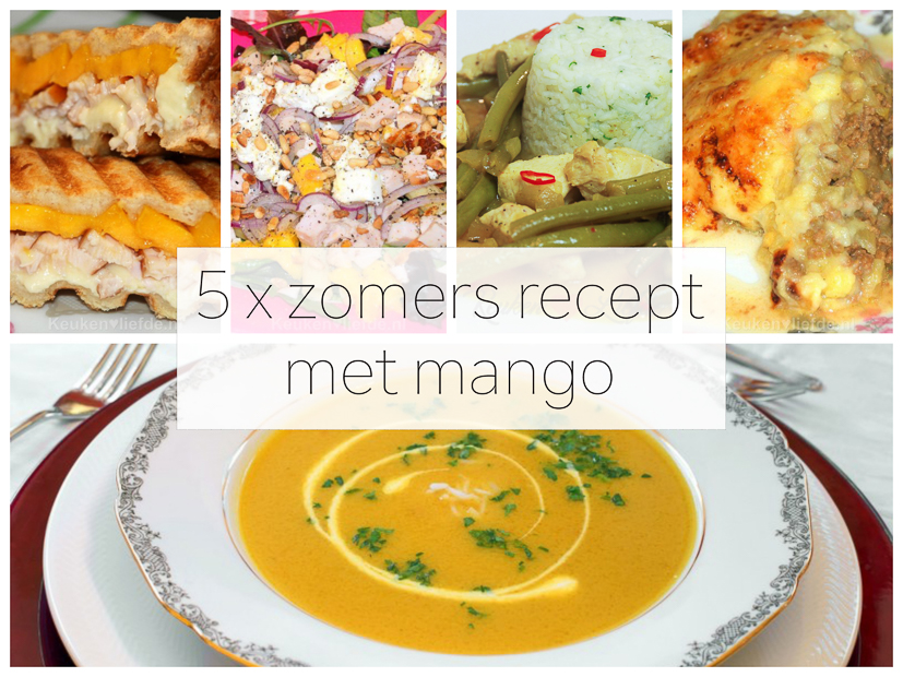 5 x zomers recept met mango