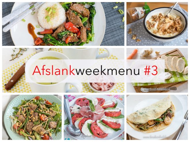 Afslankweekmenu #3