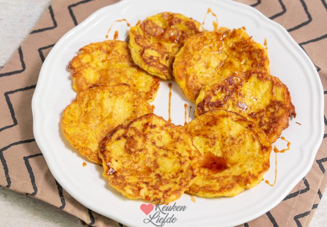 Pompoenrösti rondjes