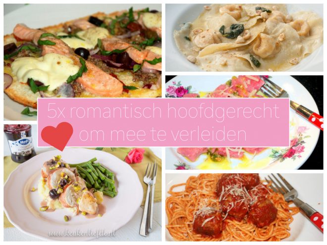5x romantisch hoofdgerecht om mee te verleiden