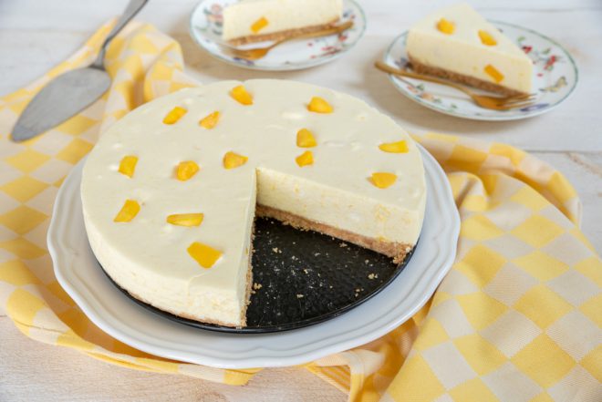 Mango kwarktaart