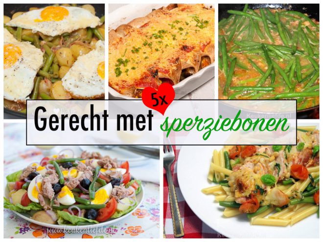 5x gerecht met sperziebonen