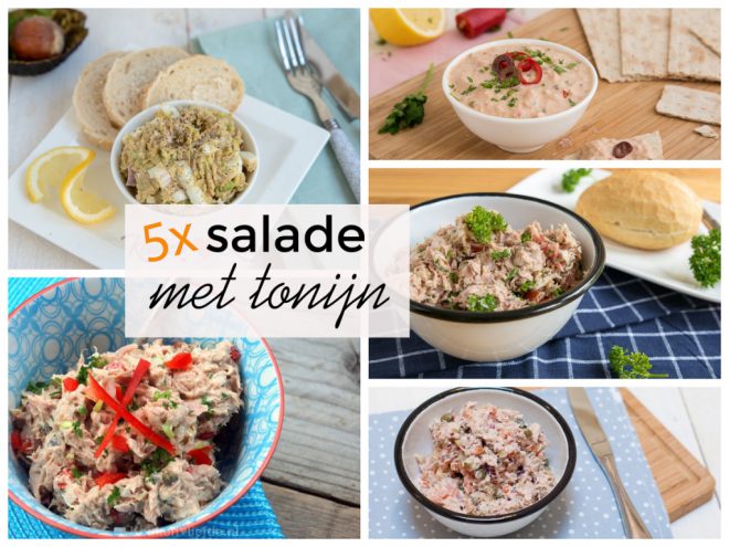 5x salade met tonijn