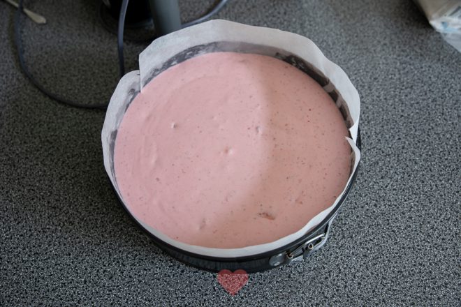 Taart laten opstijven
