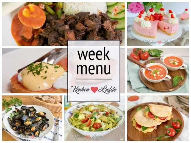 Weekmenu 29-2019