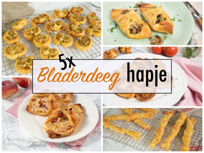 5x makkelijk bladerdeeg hapje