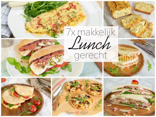 7x makkelijk lunch gerecht
