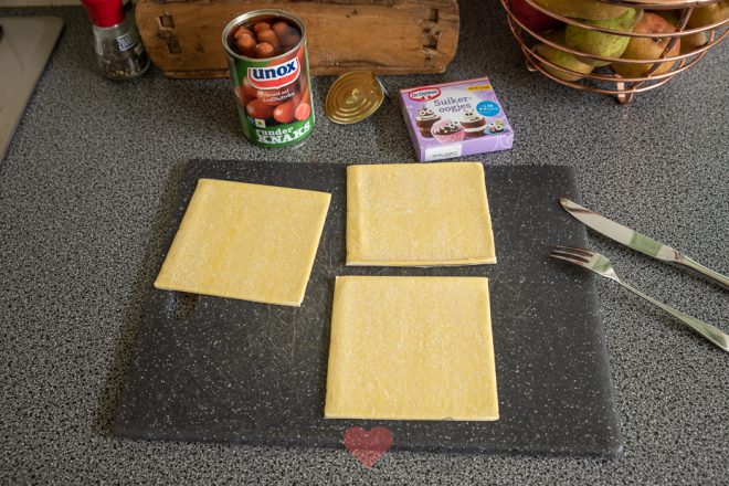 Laat het bladerdeeg iets zachter worden