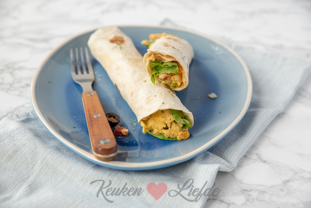 Lunchwrap met roerei Lunchwrap met roerei