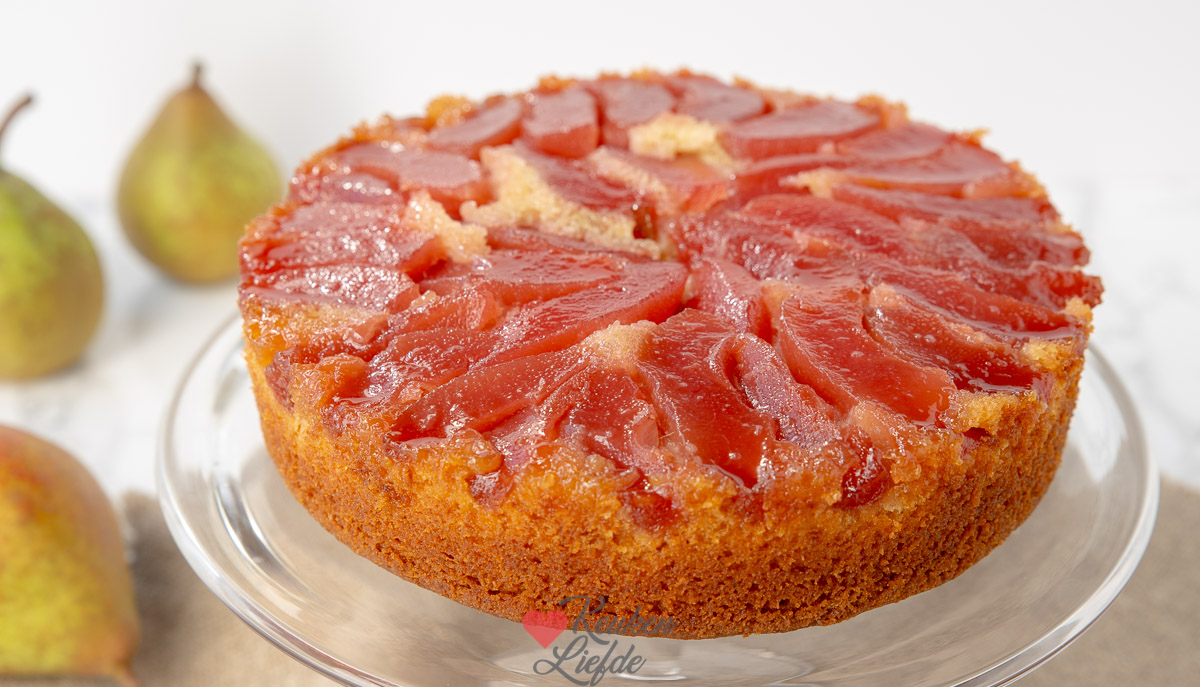 Stoofperen upside down cake