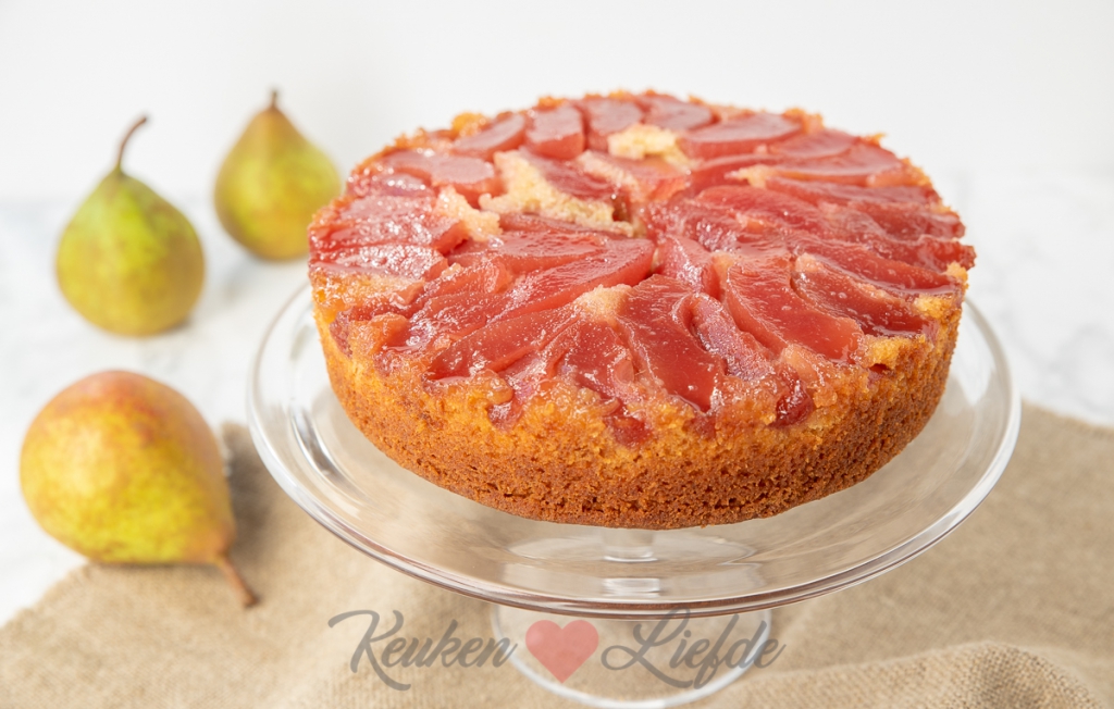Stoofperen upside down cake