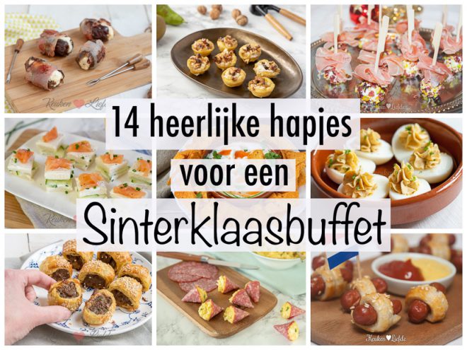 14 heerlijke hapjes voor een sinterklaasbuffet (warm en koud)