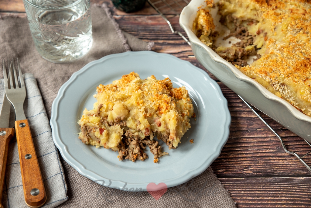Hete bliksem ovenschotel met gehakt Hete bliksem ovenschotel met gehakt