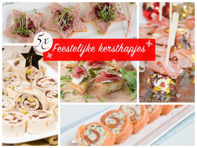 5 feestelijke kersthapjes