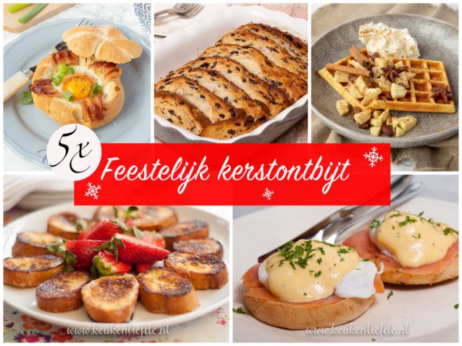 5x feestelijk kerstontbijt