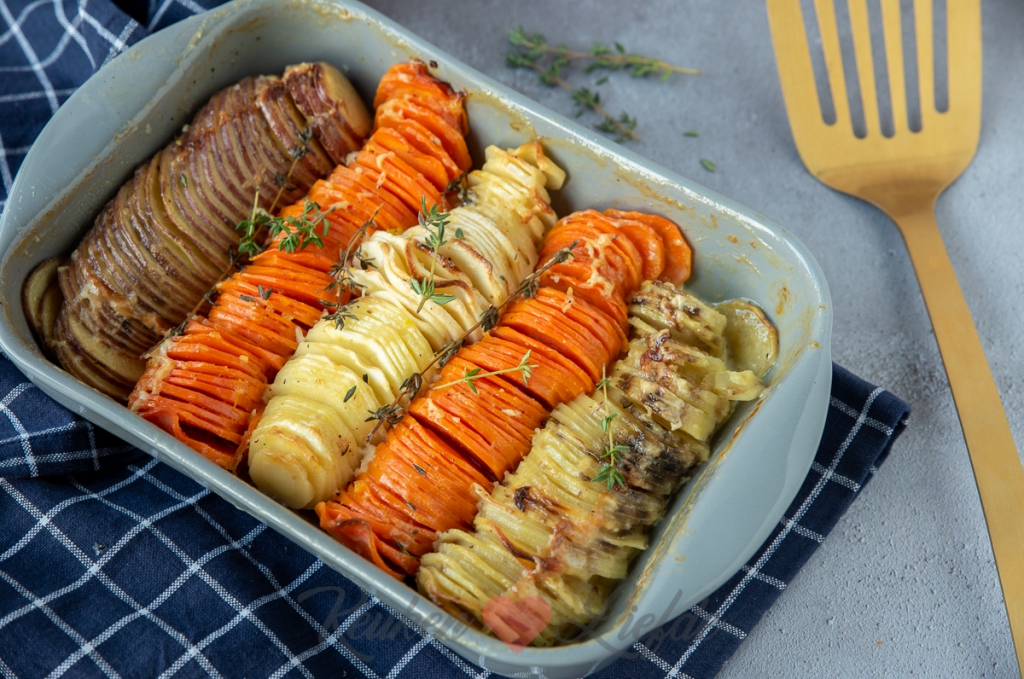 Groentegratin uit de oven