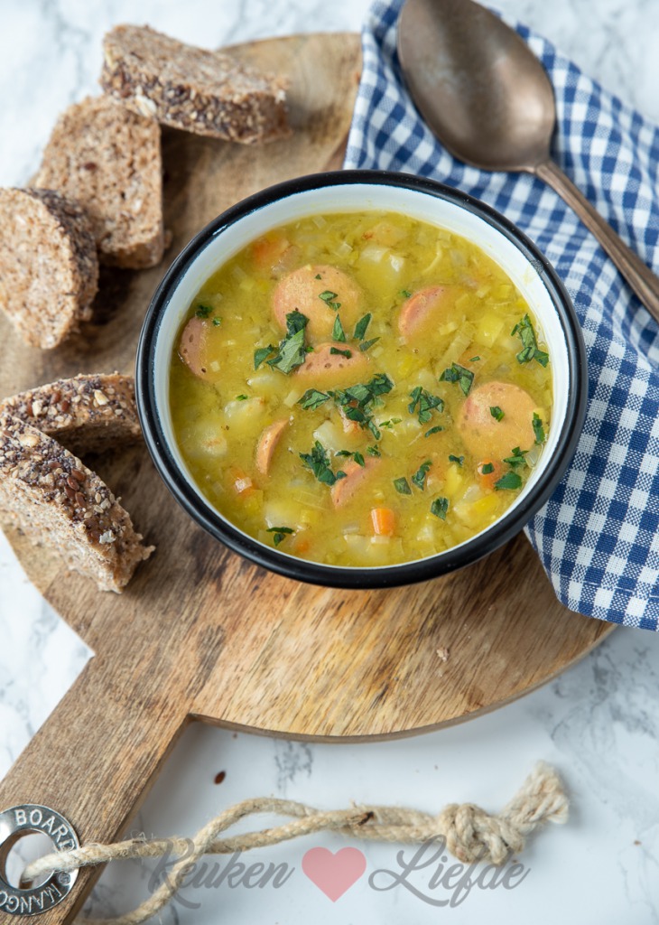 Vegetarische erwtensoep Vegetarische erwtensoep