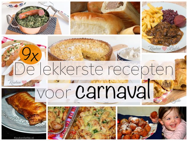 9x de lekkerste recepten voor carnaval