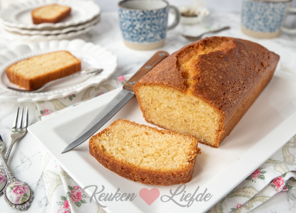 Vanillecake met zonnebloemolie