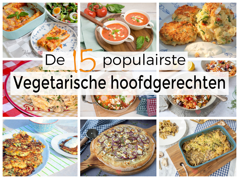 De 15 populairste vegetarische hoofdgerechten De 15 populairste vegetarische hoofdgerechten