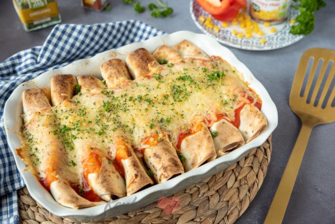 Enchiladas met gehakt