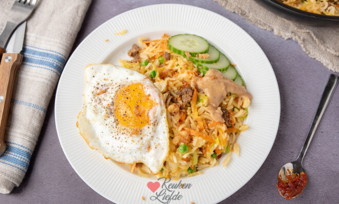 Vegetarische nasi goreng