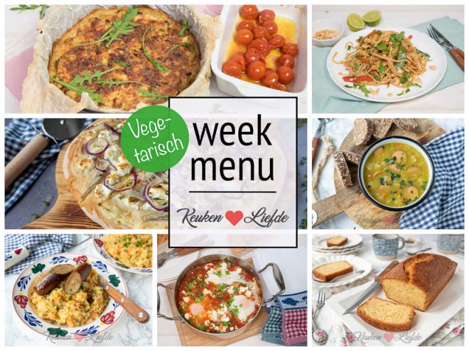 Vegetarisch weekmenu 10-2020