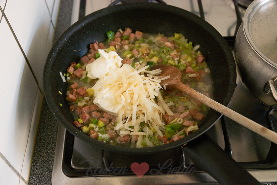 Romige kaastortellini met bloemkool