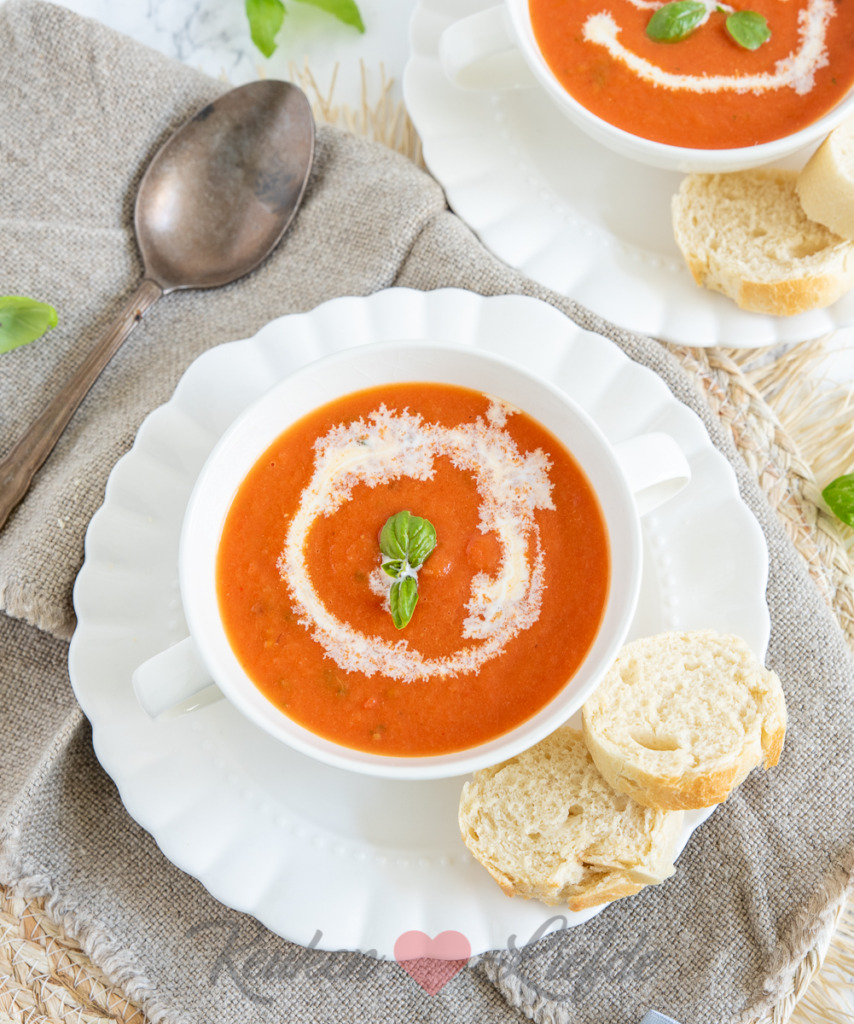 Geroosterde tomatensoep Geroosterde tomatensoep