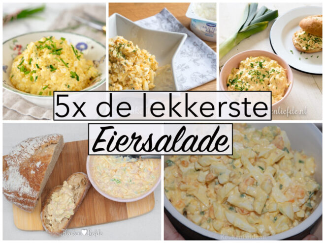 5x de lekkerste eiersalade