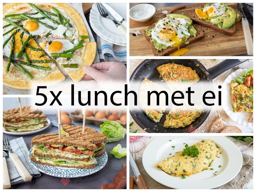 5x lunch met ei 5x lunch met ei