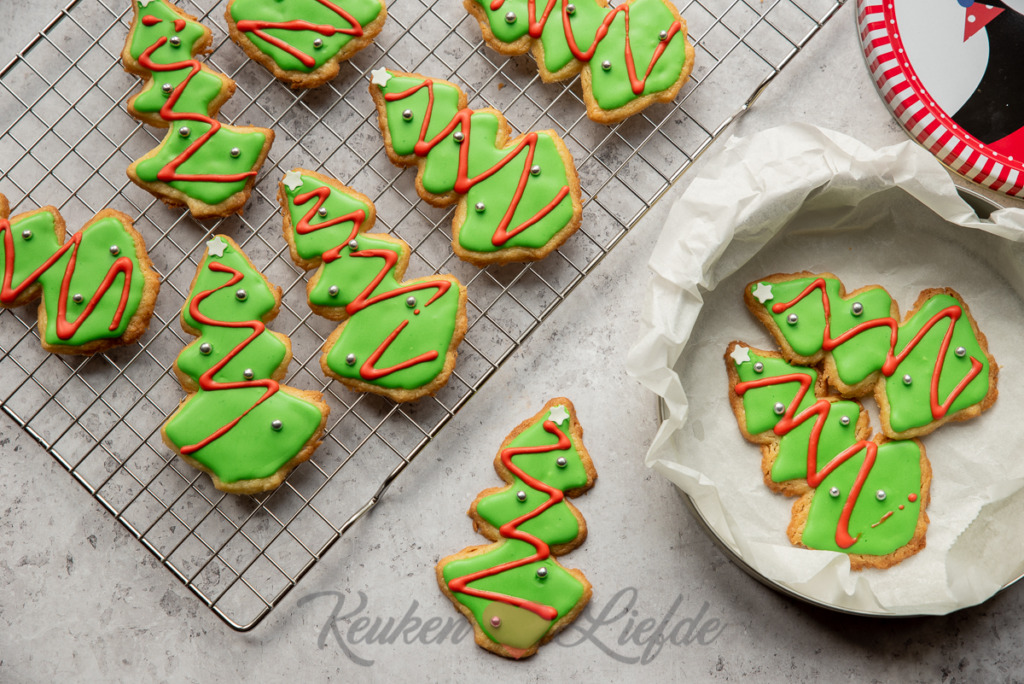 Kerstboom koekjes Kerstboom koekjes