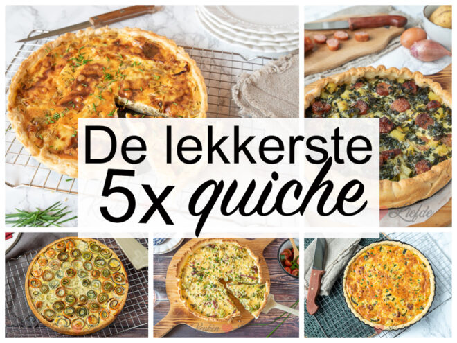 5x de lekkerste quiche