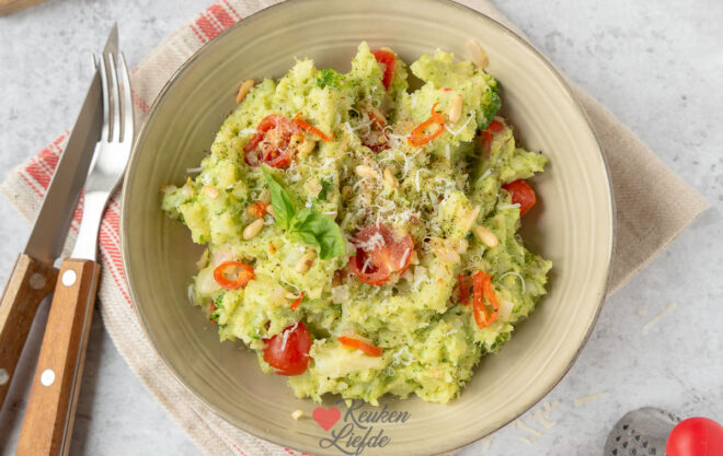 Italiaanse broccolistamppot