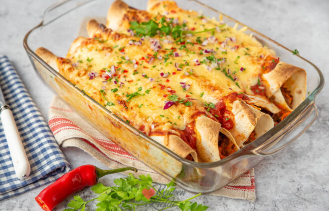 Mexicaanse wraps met gehakt