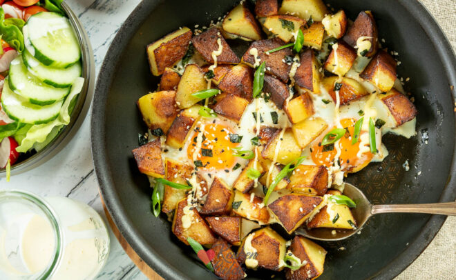 Aziatisch aardappelpannetje