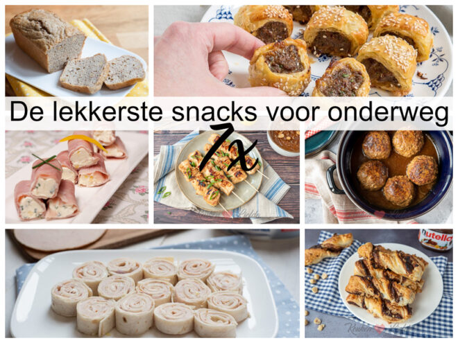 De lekkerste snacks voor onderweg