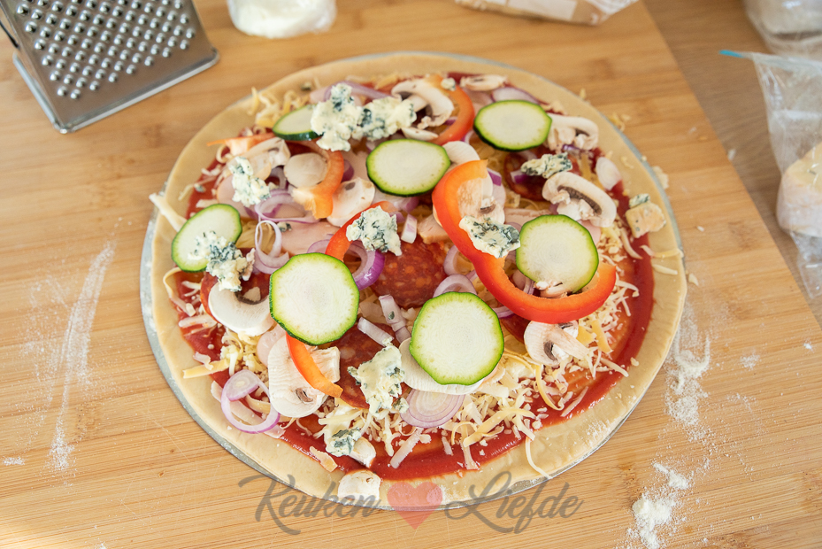 Pizza van de barbecue Pizza van de barbecue