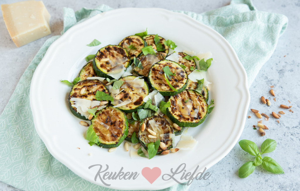 Gegrilde courgette